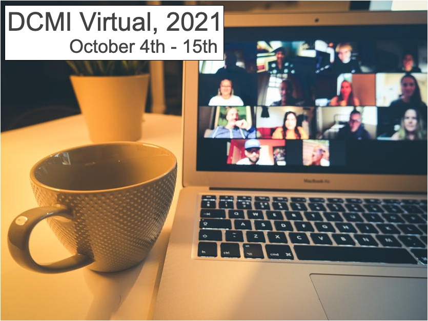 Registration for DCMI-2021 is now open