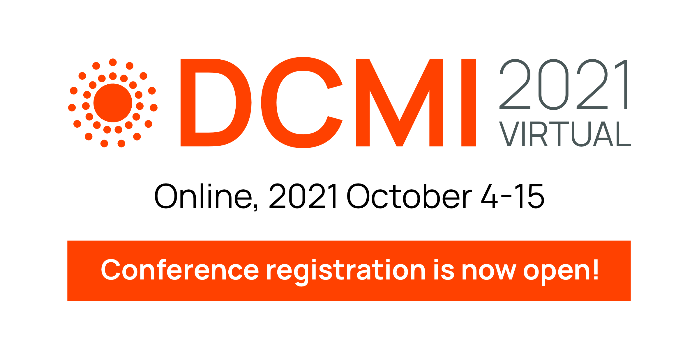 Registration for DCMI-2021 is now open